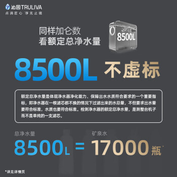 沁园（TRULIVA）净水器机家用排行前十名 小白鲸1000Gpro 6年RO反渗透过滤器 厨下式直饮水机一体3L/分钟UR-S51045