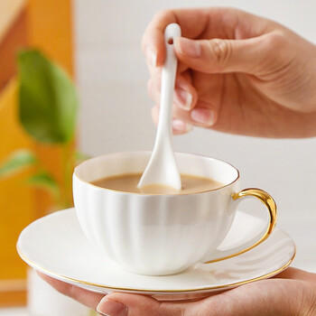 友来福咖啡杯套装 北欧式简约轻奢办公室骨质陶瓷南瓜6杯碟乔迁礼物 友来福咖啡杯套装 北欧式简约轻奢办公室骨质陶瓷南瓜6杯碟乔迁礼物