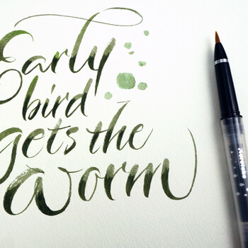 吴竹（KURETAKE）日本进口文房具2021特等奖ink-cafe我的墨水DIY空笔ECF160-602