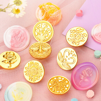 苏拉达(Surada)火漆印章 火漆印章头火星印章章头儿童diy印章套装火漆蜡粒章头工具套装 火漆章头15个HQ0002 苏拉达(Surada)火漆印章 火漆印章头火星印章章头儿童diy印章套装火漆蜡粒章头工具套装 火漆章头15个HQ0002