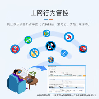 H3C华三 ER8300G2 网络配件多WAN口全千兆企业级VPN网关 带机300-500 负载均衡/内置防火墙/AC管理