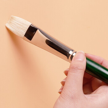 蒙玛特(Mont Marte)油画笔5支 平头画笔套装猪鬃丙烯颜料短扁峰2号6号10号16号24号画笔V SX-MCG0093-97速写素描