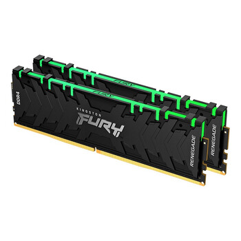 金士顿（Kingston） (Kingston) FURY 32GB(16G×2)套装 DDR4 3200 台式机内存条 Renegade叛逆者 RGB灯条 骇客神条