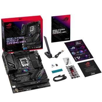 ROG STRIX B760-F GAMING WIFI 主板 支持 DDR5 CPU 13700K/13600KF/13400F（Intel B760/LGA 1700）