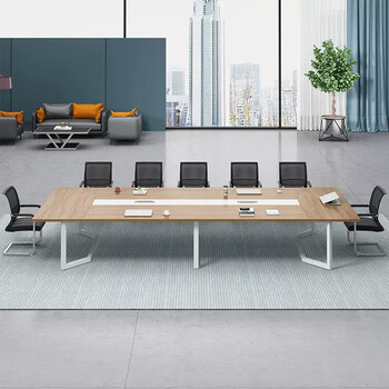 美轩戈（meixuange）办公桌椅办公会议桌简约现代小型培训办公桌椅组合会议室长条桌