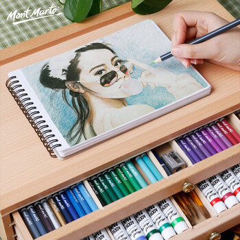 蒙玛特(MontMarte)榆木画箱3层抽屉画盒颜料画笔铅笔套装收纳盒大容量桌面绘画工具储物箱美术收纳箱V 蒙玛特(MontMarte)榆木画箱3层抽屉画盒颜料画笔铅笔套装收纳盒大容量桌面绘画工具储物箱美术收纳箱V
