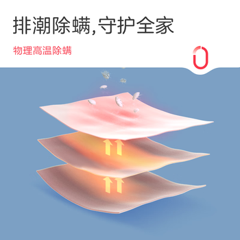 彩虹 全线路安全保护调温电热毯（单人）舒适绒1.6米*1米，开关随机1311A 