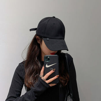 帽子女新款百搭潮流棒球帽女生学生休闲夏季薄韩版ins鸭舌帽女士帽檐