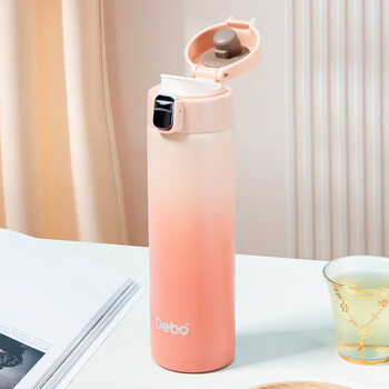 Debo徳铂保温杯304不锈钢男女学生便携水杯子大容量车载杯弹跳杯 Debo徳铂保温杯304不锈钢男女学生便携水杯子大容量车载杯弹跳杯