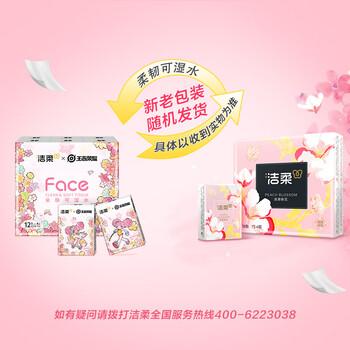 洁柔手帕纸 潋滟桃花4层7片*12包纸巾小包可湿水便携装口袋花园高级香 洁柔手帕纸 潋滟桃花4层7片*12包纸巾小包可湿水便携装口袋花园高级香