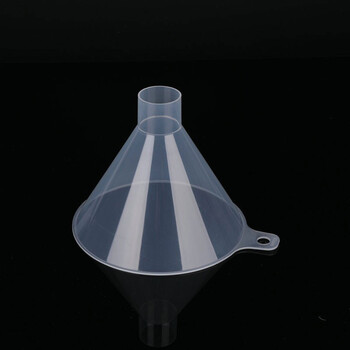 海斯迪克 HKCL-37 PP塑料加大口径漏斗 粉末颗粒分装小漏斗 细口50mm