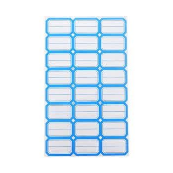 浩立信（LISON）201蓝色*50张 38*24mm(24枚/张) 不干胶粘纸贴 标签贴纸 自粘性标贴纸 口取纸 口曲纸