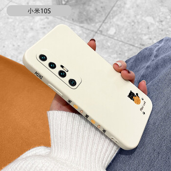 诺朵小米10手机壳10s全包镜头mi十液态硅胶直边pro简约日系新款玩耍