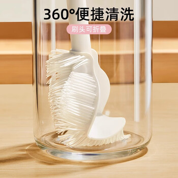 加度 杯刷洗杯子专用刷子长柄刷子神器奶瓶水杯无死角清洗清洁
