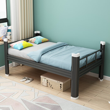 上下铺铁床铁艺床上下铺铁床双层铁架床高低单人床宿舍学生寝室上下床