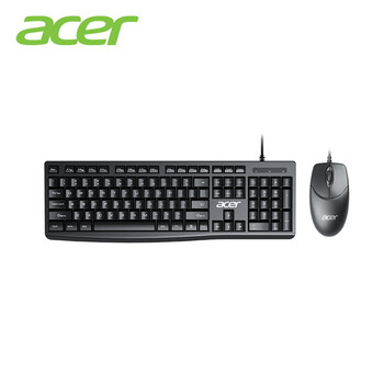 宏碁（acer）键盘 键鼠套装 有线键盘鼠标套装 办公鼠标键盘 防泼洒 USB笔记本台式机通用
