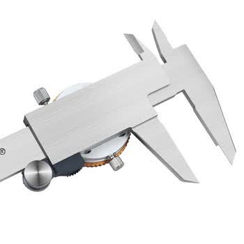 上工高精度带表卡尺0-150mm代表卡尺不锈钢油标游标卡尺【211限时达】 SG002/0-150MM(分辨率0.02)