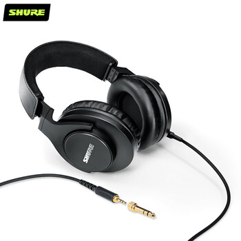 SHURE舒尔  SRH440A 专业录音室耳机 全封闭式头戴隔音降噪监听 40mm动圈钕驱动单元