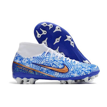 足球鞋15ag钉青花瓷高帮人造草c罗梅西比赛训练鞋 1 ag 36【图片 价格