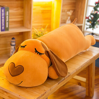 艾薇等身长条抱枕睡觉夹腿玩偶靠垫儿童公仔生日礼物1.2米棕色穿衣狗 艾薇等身长条抱枕睡觉夹腿玩偶靠垫儿童公仔生日礼物1.2米棕色穿衣狗