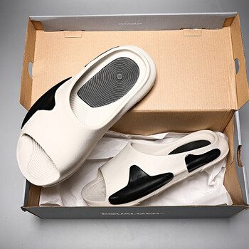 equalizer草牌官方艹牌拖鞋男款外穿踩屎感防滑防臭无中生有凉拖黑色