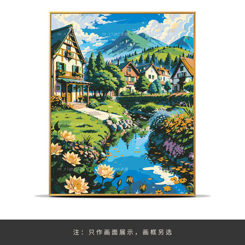 数字油画小镇品牌及商品- 京东