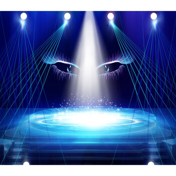 主播背景布3d直播间新款唱歌主播背景布3d直播间快手墙纸男舞台炫酷