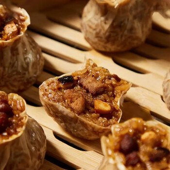 代购手作咸蛋黄纸皮烧麦薄皮烧麦烧卖金陵鸭油面点冷冻手作纸皮烧麦6