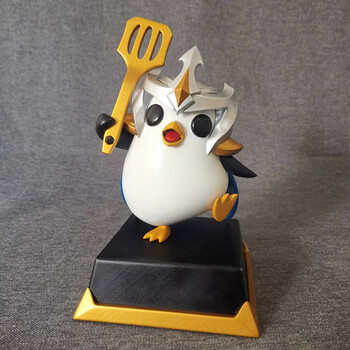 新款金铲铲之战模型lol云顶之弈人礼物收藏摆件游戏实物周边小企鹅