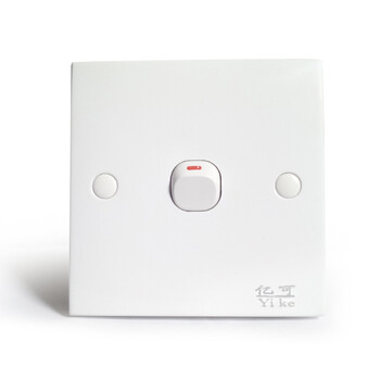 86型一位开关家用指甲型一开单控开关单位电源开关面板工程款