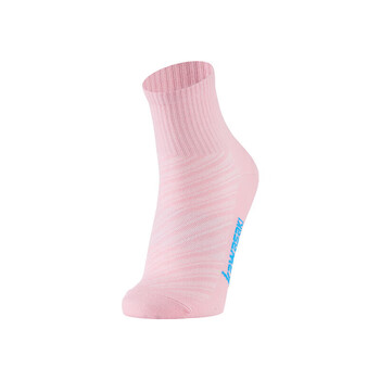 川崎（KAWASAKI）羽毛球袜跑步透气女款运动袜A6202 粉紫蓝(三双装) 均码