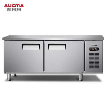 澳柯玛（AUCMA）1.8米冷藏冷冻工作台商用厨房冰箱不锈钢平冷操作台冰柜HCF-18X8J