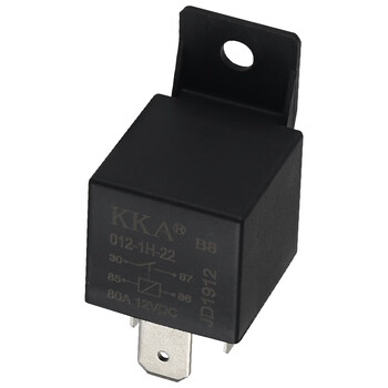 百瑞川 宽脚继电器改装带安装孔插座线5脚12V（40A）/10