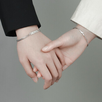 玖维娅(jiuvia)刻字木有枝情侣手链一对男女款异地恋手环520情人节送