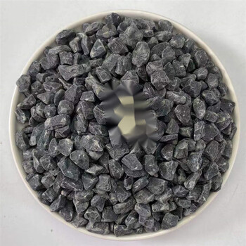 oimg砾石黑色砾石水洗石日式庭院枯山水碎石子深灰色洗米石子黑色石子