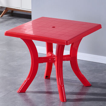 大排档桌椅塑料餐桌椅沙滩方桌圆桌户外靠背椅子烧烤摊夜市餐桌椅中国