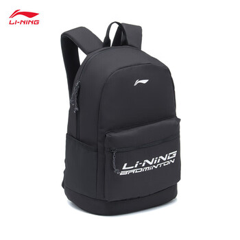 李宁羽毛球系列双肩包ABSR122 黑色-7 李宁羽毛球系列双肩包ABSR122 黑色-7