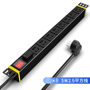 大唐卫士DT8187 PDU机柜插座16A 总控开关SPD模块 8位10A新国标孔PDU电源工业插座 大唐卫士DT8187 PDU机柜插座16A 总控开关SPD模块 8位10A新国标孔PDU电源工业插座