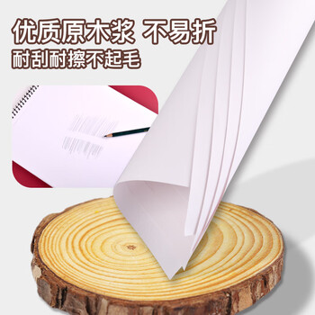 凯萨【全网低价】A4/110g/40张素描本速写本手绘本专业美术生画本彩铅本油画棒涂鸦涂色本