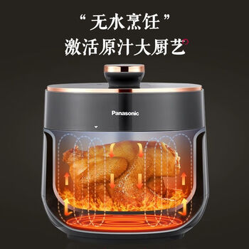 松下（Panasonic）电压力煲家用智能2L高压锅多功能迷你压力锅1-3人压力煲