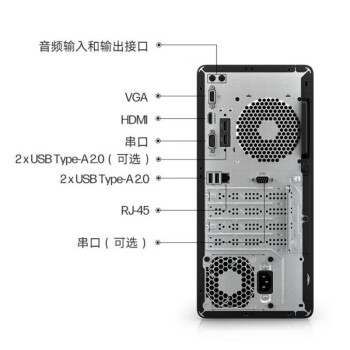 惠普（HP）288 G9商用办公台式机电脑主机 I3-12100/16G/1TB+512SSD/集显/Win11/定制