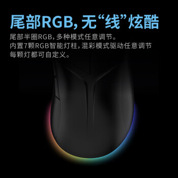联想（Lenovo）拯救者M5无线游戏鼠标电竞游戏专用 人体工学轻量化 笔记本游戏本Y9000P/R7000原装8000DPI家用