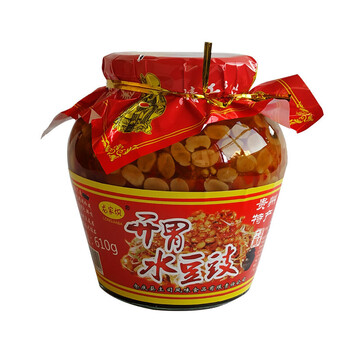 遵义特产龙家坝开胃水豆豉610g2瓶贵州豆鼓调料农家风味水豆食一件