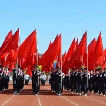 优和（UHOO）加厚纳米防水防晒空白红旗纯色旗帜国庆大红旗 3号红旗 128*192CM 0924