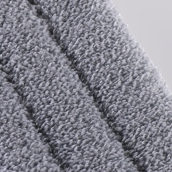 大卫平板拖把替换布 超细纤维拖布头 P10塑料板配布（灰色）1块装