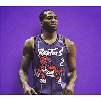 猛龙队1号复古球衣15号卡特麦蒂刺绣篮球服套装定制印号伦纳德复古