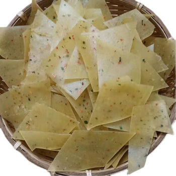 法思觅语江西特产赣州大余烫皮骨农家传统油炸小吃农村烫皮板客家干货