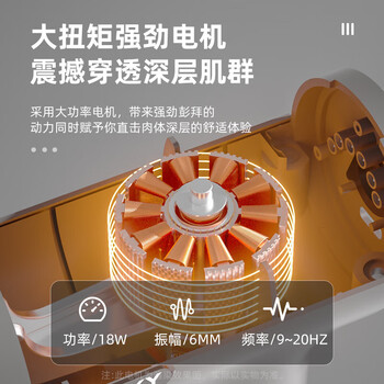 SMOOKY筋膜枪专业级迷你按摩枪颈膜高频振动放松肌肉按摩器健身器材