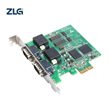 ZLG致远电子 工业级高性能PCIe接口CAN卡 智能CAN通讯卡 PCIe-9120I（绿色）