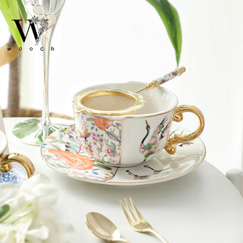 物取（WOOCH）高级轻奢咖啡杯碟新婚礼物结婚礼盒套装情侣咖啡杯水杯乔迁伴手礼